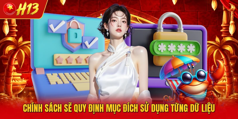 Chính sách sẽ quy định mục đích sử dụng từng dữ liệu